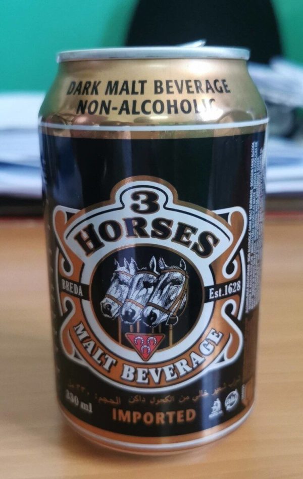 3 Horses - Non Alcoholic - Classic - Malt Beer - 330ml